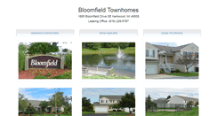 Desktop Screenshot of bloomfieldtownhomes.com